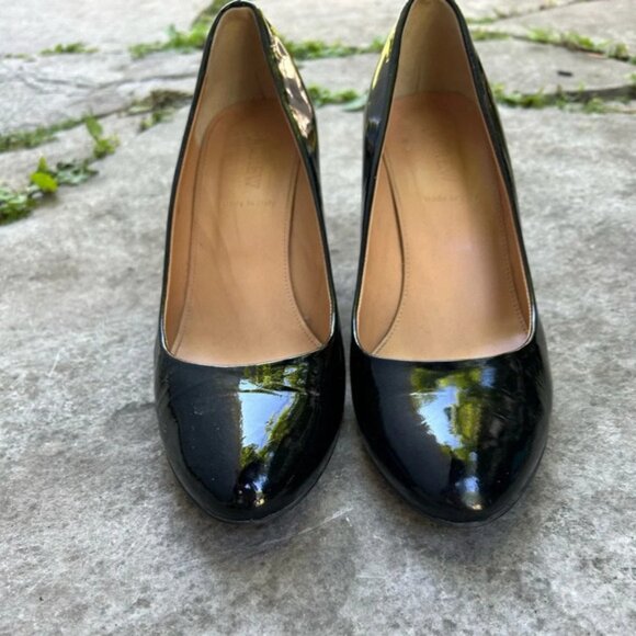 J. Crew Sylvia Patent Leather Wedges - Picture 3 of 13